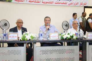 وزيرا الزراعة والري ومحافظ شمال...