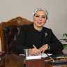 انتصار السيسى تهنئ سارة سمير...
