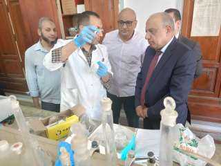 وزير الكهرباء يتفقد هيئة المواد...