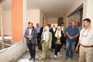 محافظ الشرقية يتفقد أعمال إنشاء...