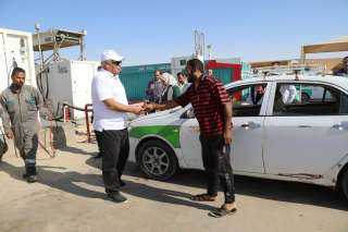 الزملوط يتابع سير العمل بمحطة...