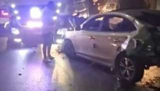 إصابة 11 شخصاً فى حادث...