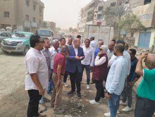 نائب محافظ الجيزة يتفقد أعمال...
