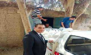 ضبط ٧ أطنان أسمدة ودقيق...