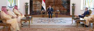 الرئيس السيسى يستقبل الأمير عبد...
