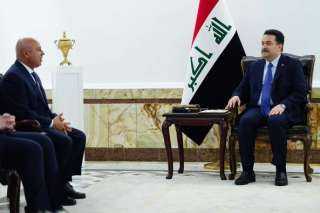رئيس مجلس الوزراء العراقي يستقبل...