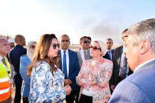 وزيرتا البيئة والتنمية المحلية تتفقدان...