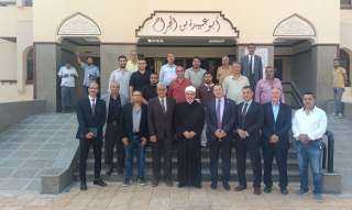 رئيس جامعة الأزهر يتفقد أكبر...