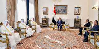 الرئيس السيسي يستقبل وزير خارجية...