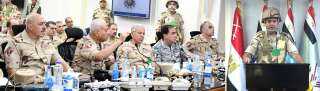وزير الدفاع يشهد تنفيذ مشروع...