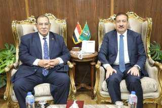 محافظ المنوفية يستقبل رئيس الاتحاد...