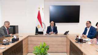 وزير الرى يتابع موقف إستلام...