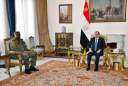 الرئيس السيسى يستقبل قائد قوات...