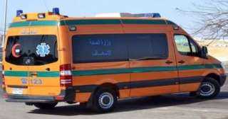 إصابة شخصين فى حادث انقلاب...