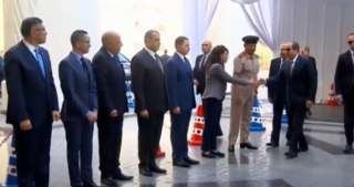 شاهد.. لحظة وصول الرئيس السيسي...