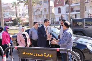 محافظ دمياط يجرى جولة ميدانية...