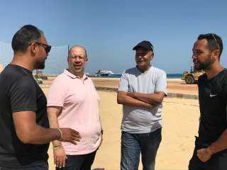 مشهور والعطار يتفقدان ملعب كأس...