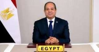 الرئيس السيسى: العالم يشهد أزمات...