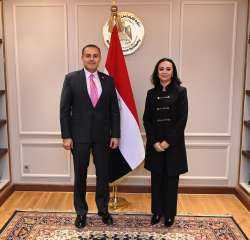 وزيرة التضامن الاجتماعي تستقبل سفير...
