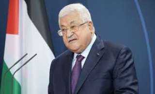 الرئيس الفلسطينى يبحث مع عدد...