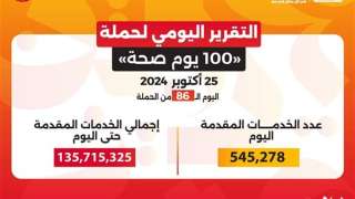 وزارة الصحة: حملة «100 يوم...