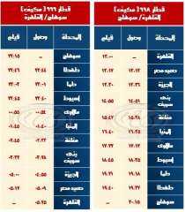 السكة الحديد : تشغيل خدمة...