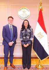 وزيرة التضامن الاجتماعي تستقبل سفير...