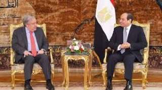 الرئيس السيسي يهنئ جوتيريش بمناسبة...