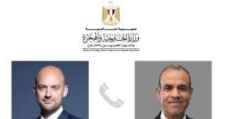وزير الخارجية ونظيره الفرنسي يبحثان...