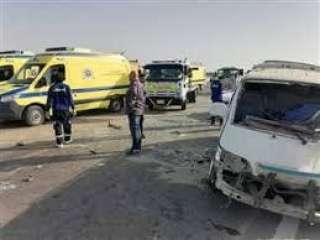 إصابة طالبين في حادث تصادم...
