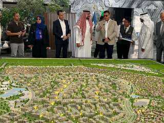 وزير الإسكان يزور مشروع الفرسان...