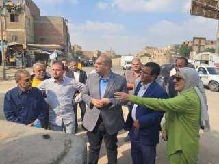 نائب محافظ الجيزة يتابع ميدانيا...