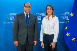 السفير المصري في بروكسل يلتقي...