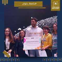طالب جامعة حلوان يحصد جائزة...