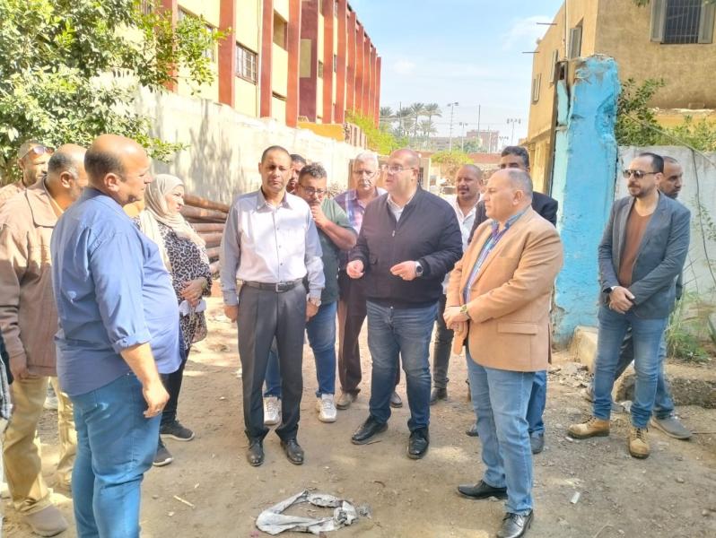 جولة ميدانية لنائب محافظ الجيزة بمدينة الحوامدية