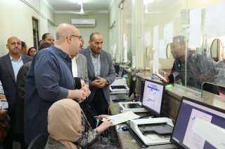 محافظ بني سويف يقوم بجولة...