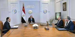الرئيس السيسى يطلع على خطة...