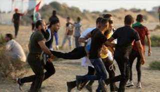 إصابة 15 فلسطينيا إثر سقوط...
