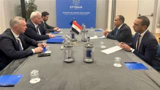 وزير الخارجية والهجرة يلتقي بنظيره...