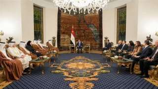 الرئيس السيسى ورئيس الوزراء القطرى...