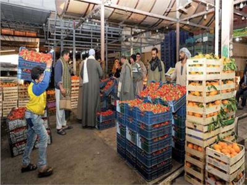 الخضروات في سوق العبور