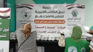التحالف الوطنى: توزيع وجبات وبطاطين...