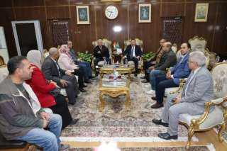 محافظ المنوفية يلتقي مستشار رئيس...