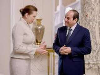 الرئيس السيسى ورئيسة وزراء الدنمارك...