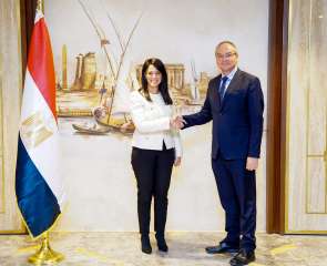 المشاط تستقبل بعثة الوكالة السويسرية...