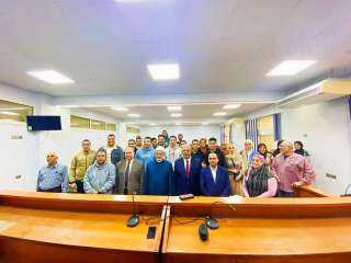 رئيس جامعة الأزهر ونائبه الدكتور...