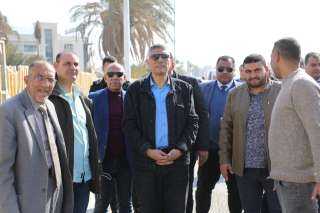 محافظ الجيزة يتفقد أعمال التطوير...