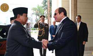 الرئيس السيسي يستقبل نظيره الإندونيسي...