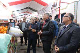محافظ الجيزة يعاين نسب التنفيذ...