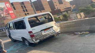 إصابة 7 أشخاص بحادث انقلاب...